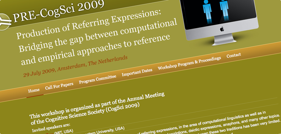 PRE-CogSci 2009