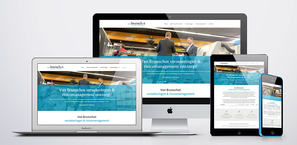 Een voorbeeld van een responsive website ontwikkeld door Dualler