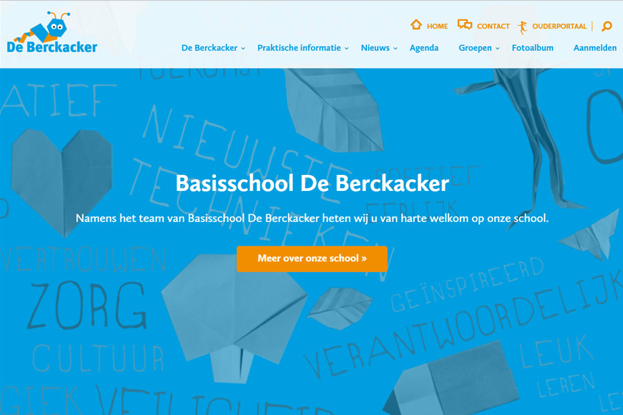 Responsive website in opdracht van Basischool De Berckacker | Dualler