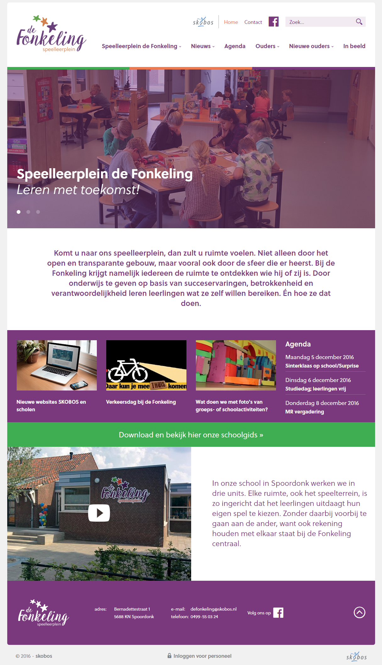 Responsive website basisschool | Dualler webdesign